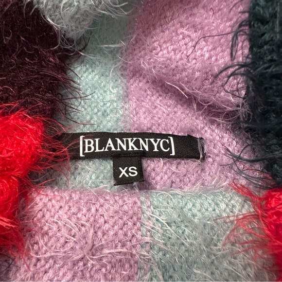 Blank NYC The Mad Hatter Striped Mock Neck Sweater - Picture 7 of 8